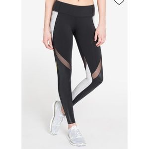 SPLITS59 NYLON AND MESH LEGGINGS